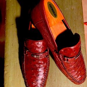 Shoes, ostrich, Mezlan, low usage, like new